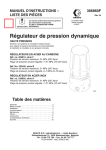 308860m , R&eacute;gulateur de pression dynamique
