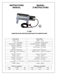 instructions manual manuel d`instructions f-150