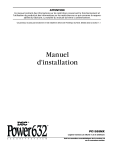 Manuel d`installation