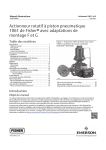 Actionneur rotatif &agrave; piston pneumatique 1061 de Fisherr avec