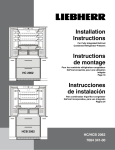 Installation Instructions Instructions de montage