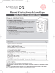 Manuel d`Instructions du Lave-Linge