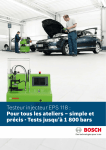 Testeur injecteur EPS 118 : Pour tous les ateliers – simple et