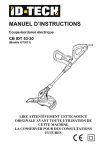 MANUEL D`INSTRUCTIONS