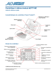 Contrôleur à dôme évolué ADTT16E Guide de référence rapide