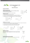 Luminaire solaire suspendu pour remise Manuel d`instructions