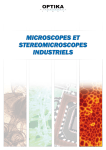 MICROSCOPES ET STEREOMICROSCOPES INDUSTRIELS