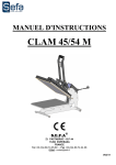 CLAM M - Manuel d`instructions