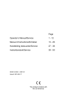 Page Operator`s Manual/Service 1
