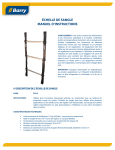 &Eacute;CHELLE DE SANGLE MANUEL D`INSTRUCTIONS