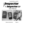 Inspector EXP+ Operation Manual - French