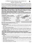 SYST&Egrave;ME DE PURIFICATION DE L`AIR &Agrave; RAYONS
