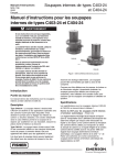 Manuel d`instructions pour les soupapes internes de types C403