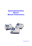 Spectrophotom&egrave;tres S&eacute;rie 67 Manuel d`instructions