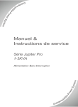 Manuel & Instructions de service