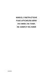 MANUEL D`INSTRUCTIONS POUR AFFICHEURS S&Eacute;RIE