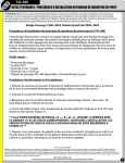 proc&eacute;dures d`installation du panneau de