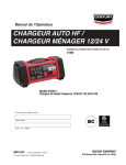 chargeur auto hf / chargeur ménager 12/24 v