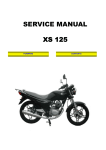 SERVICE MANUAL XS 125