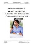 servicehandbuch manuel de service