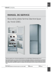 MANUEL DE SERVICE Nouvelle plate-forme électronique du froid 2005