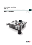 Cutter à plat numérique Série G3 Notice d`utilisation