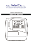 Traitement eau – Filtration Perfecteau inc. – tête de contrôle CLACK