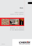 ManuEl dE sErvicE Et dE MaintEnancE