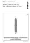 Sonde DULCOTEST® CGE, type : CGE 3-mA