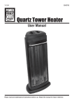 Quartz Tower Heater