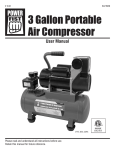 3 Gallon Portable Air Compressor