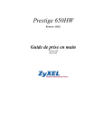 Prestige 650HW Compact Guide