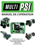 MANUEL DE L`OPÉRATEUR - Multipression LC inc.