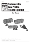 Submersible Low Profile Trailer Light Kit