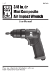 3/8 in. dr Mini Composite Air Impact Wrench