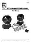 12V DC Magnetic Tow Light Kit