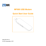 MF680 USB Modem Quick Start User Guide