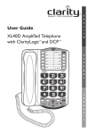 XL40D Amplified Telephone with ClarityLogicTM