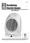 Oscillating Electric Heater