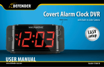 Covert Alarm Clock DVR