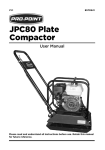 JPC80 Plate Compactor