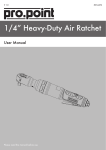 1/4” Heavy-Duty Air Ratchet