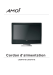 Cordon d`alimentation