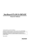 StarBoard PX-DUO-50P/65P Manuel de l
