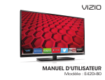 VIZIO E420i-B0 Manuel de l`Utilisateur