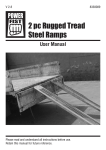 2 pc Rugged Tread Steel Ramps