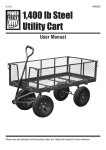 1,400 lb Steel Utility Cart