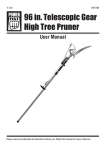 96 in. Telescopic Gear High Tree Pruner