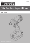 18V Cordless Impact Driver