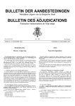 bulletin der aanbestedingen bulletin des adjudications